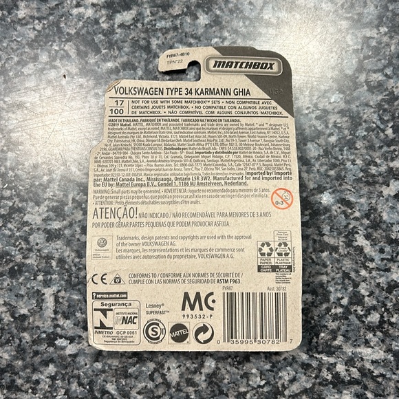 Green Karmann Ghia Matchbox - Picture 3 of 3